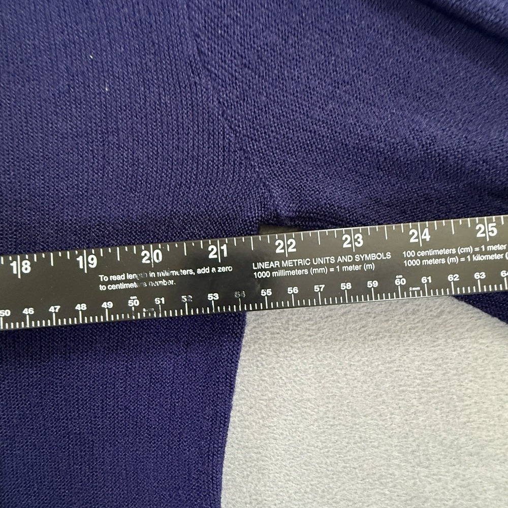 Vintage University Michigan Mens Vantage Custom Classics Sweater Blue Med V Neck - Picture 3 of 7